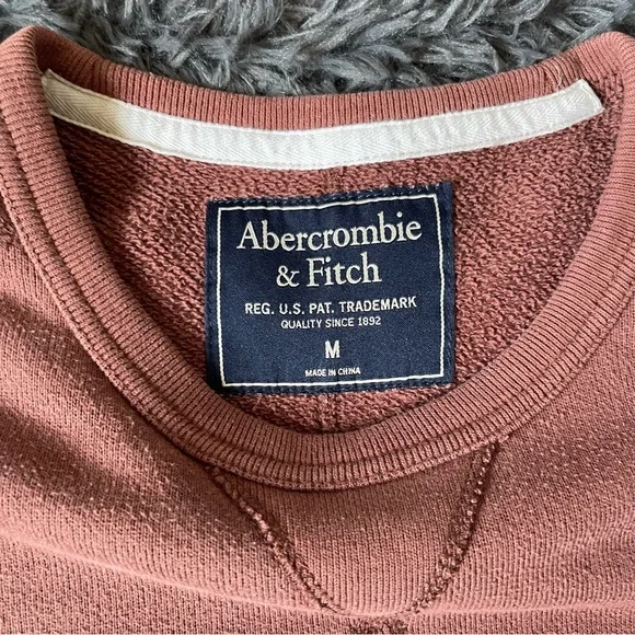 Abercrombie & Fitch Burgundy Crewneck Sweater - Picture 2 of 7